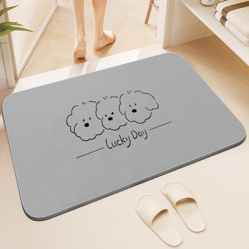 Non-slip Cute Bear Absorbent Bathroom Toilet Mat