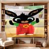 Bunny Birthday Card Large Wall Tapestry,Ideal for Office Backdrops, Holiday Gifts, Home Decor (Living Room, Bedroom, Dorm, Parties), and Outdoor Celeb