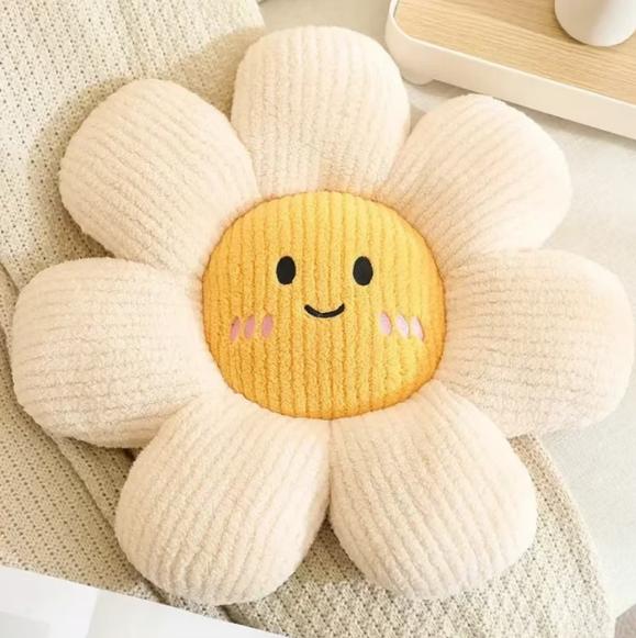 45Cm Colorful Flowers Plush Pillow Plant Petal Cushion Stuffed Toys For Girls Baby Home Decor Gift