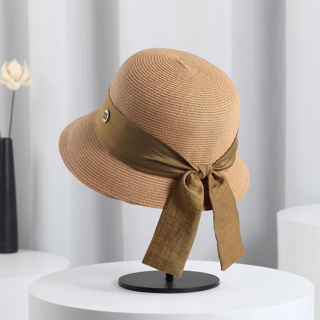 Summer Women's Hats Sunshade and Sun Protection Hats Big Seaside Vacation Straw Hats Travel Sun Hats