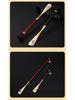 Pterocarpus Santalinus Premium Brass Shoehorn with Long Handle - Easy Lift for Pregnant Women