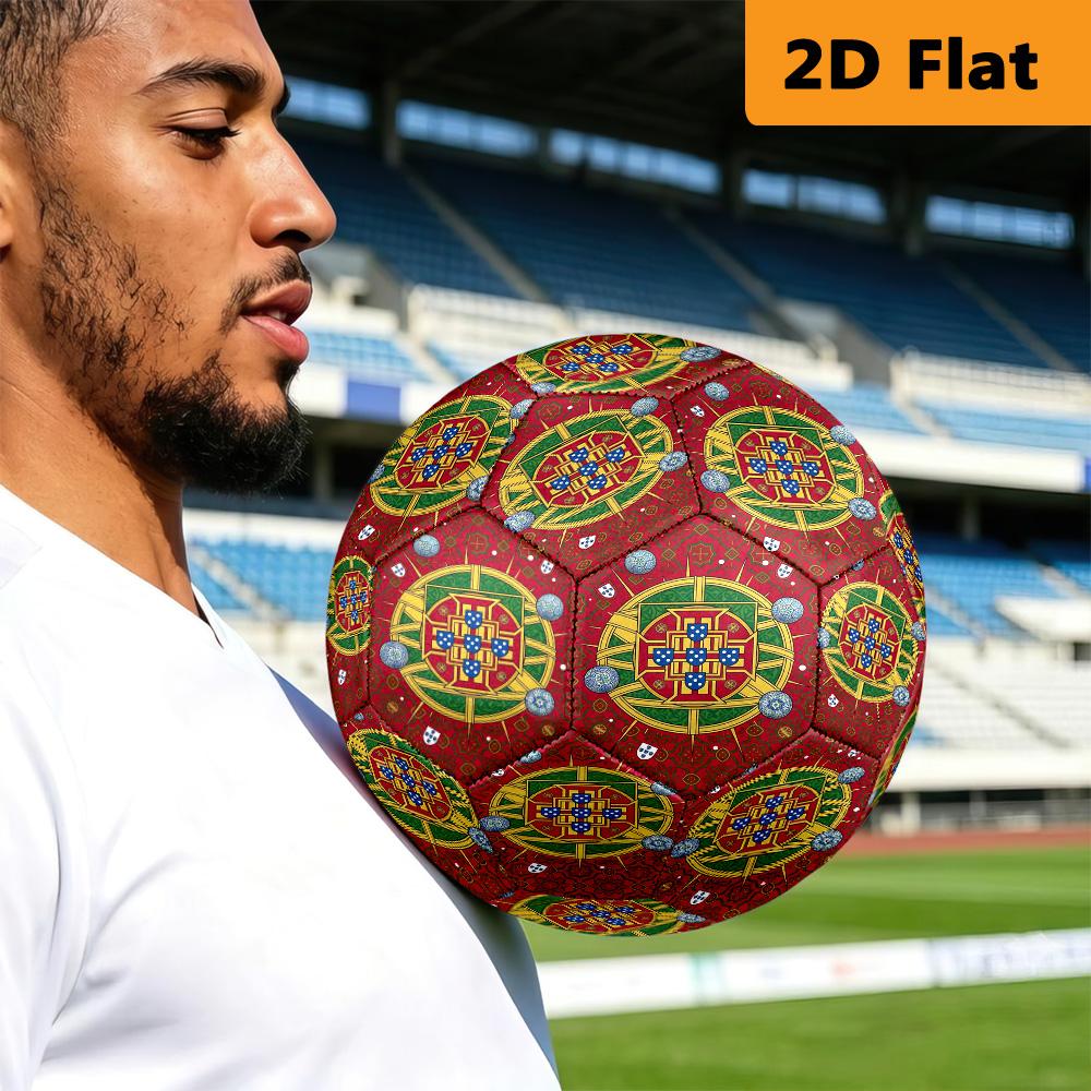 Royal Emblem Design Soccer Ball Suitable for Both Training and Competition Wear-resistant and Slip-resistant No. 5 Football Outdoor Sports