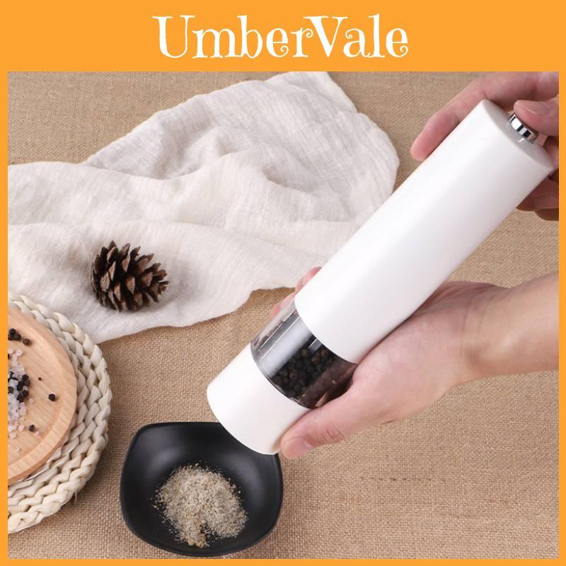 Modern Minimalist Pepper Grinder With Solid Spice Storage For Kitchen Use