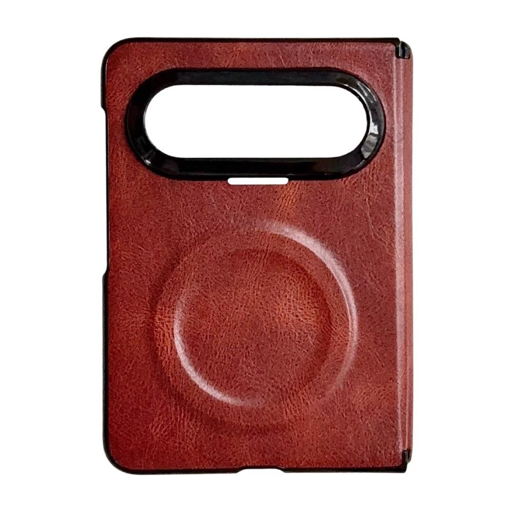 For Huawei Pura X Max Case Luxury PU Leather Hinge Magnetic Wireless Charging Protective Back Cover For Huawei Pura X Max Shell Huawei Pura X Max красный