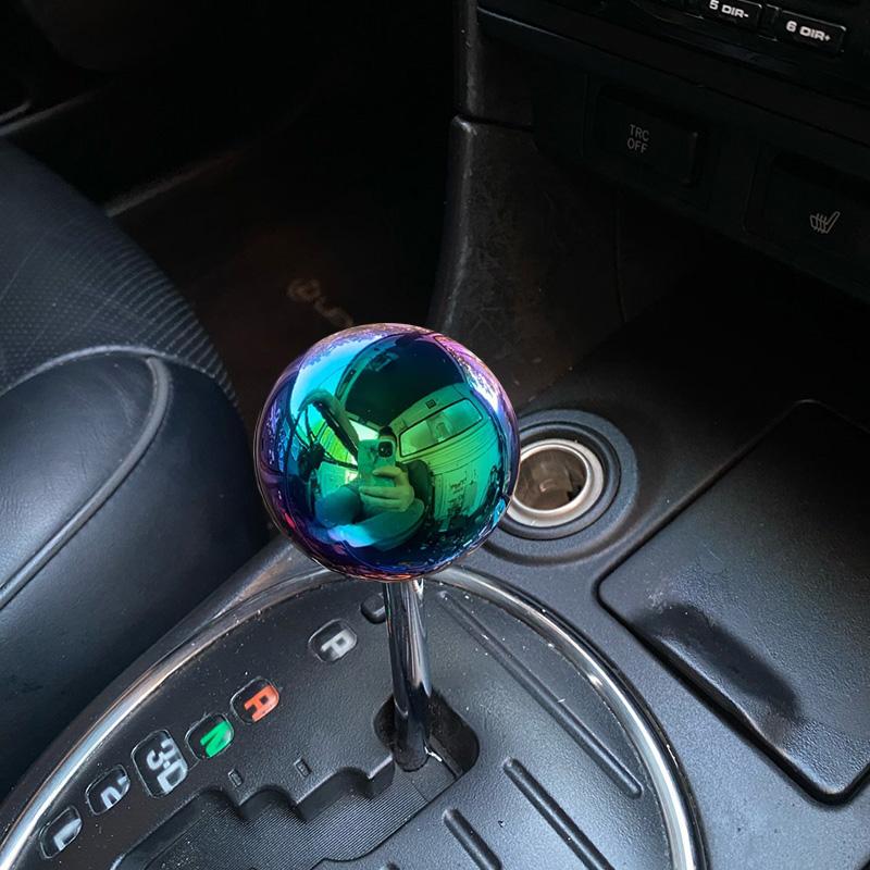 Universal Auto Shift Knob Aluminum Ball Gear Shift Knob Transmission Vehicles Interior Replacement Parts