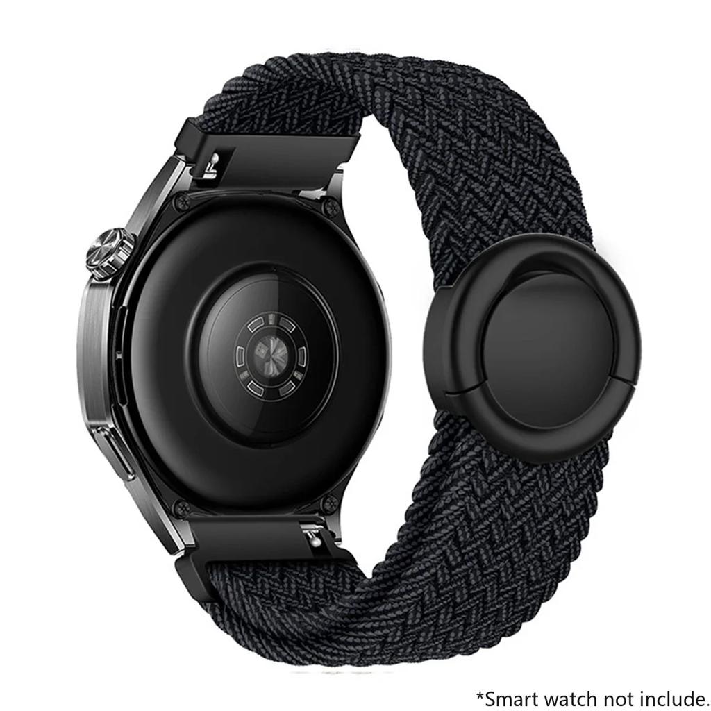 18mm 20mm 22mm Pasek pętla z plecionego nylonu do Huawei Watch GT5/GT4 Pro Klamra spadochronowa Wygodny pasek do Samsung Watch 7 6 5 4