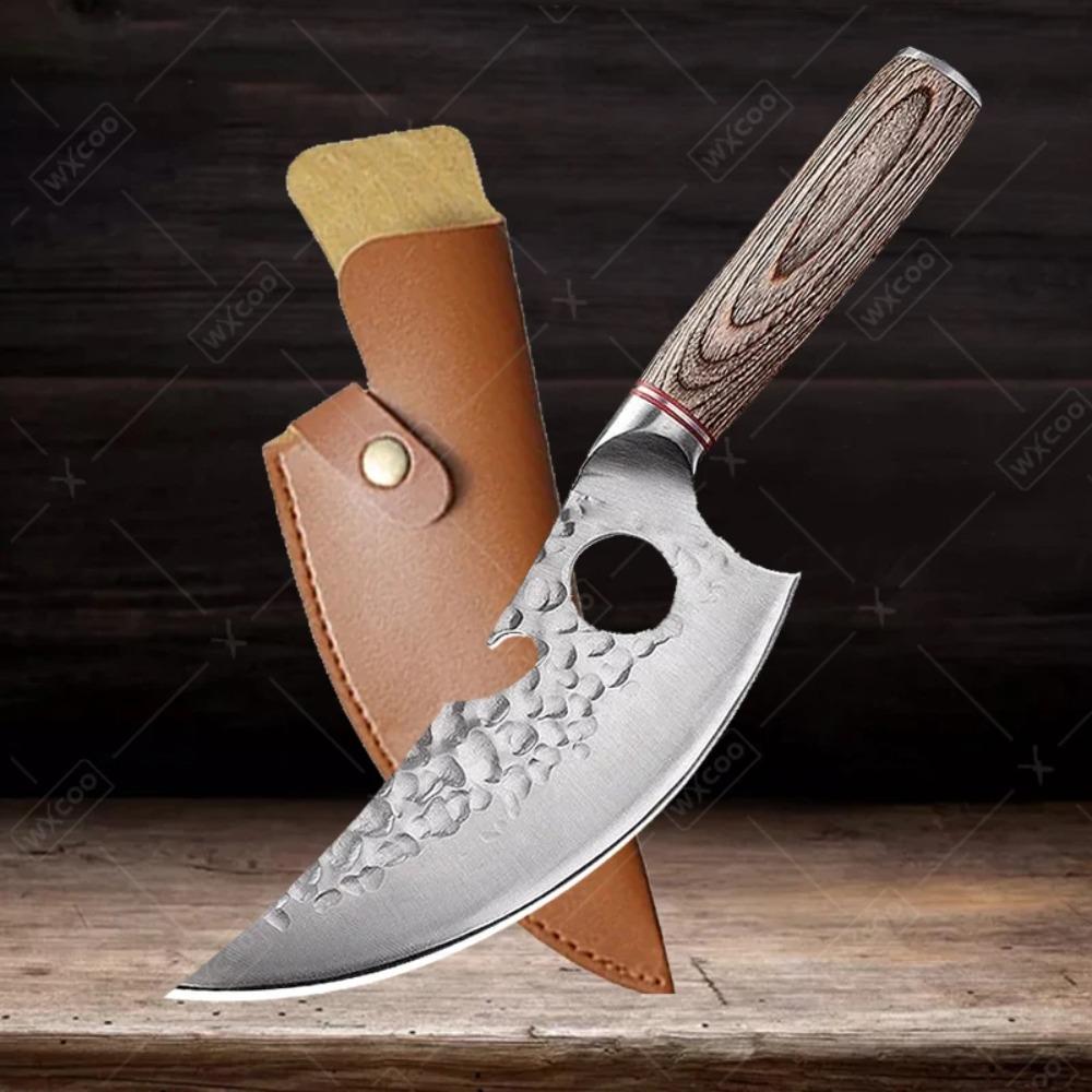 Forged Stainless Steel Kitchen Chef Boning Knifes Handmade Knife Meat Cleaver Butcher Knife Kitchen Knives and Accessories