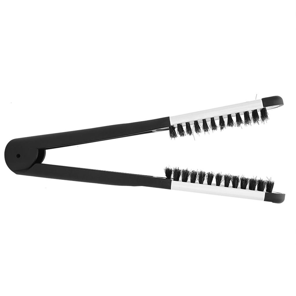 Professional V Shaped Clamp Styling Comb Hair Straightening Comb Hairdressing Tool