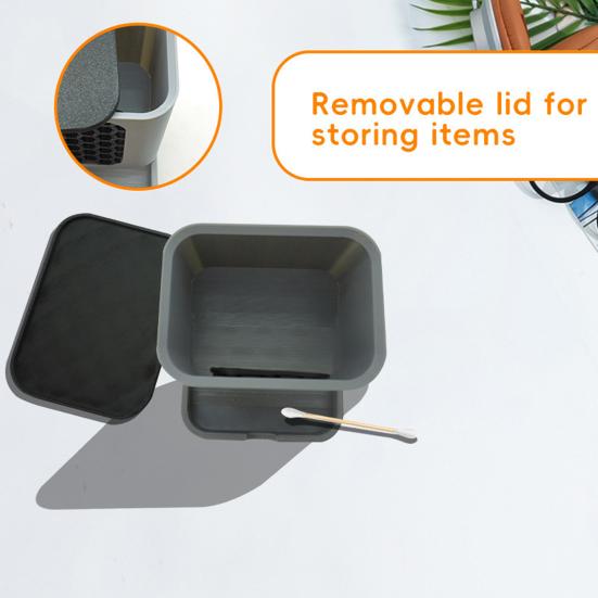 Cotton Swab Storage Box with Dustproof Cover Large Capacity Multipurpose Floss Picks Cotton Swabs Holder
