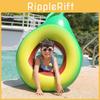 Eco-friendly Pvc Avocado Kids Swim Ring Inflatable Pineapple Floating Chair Printed Design