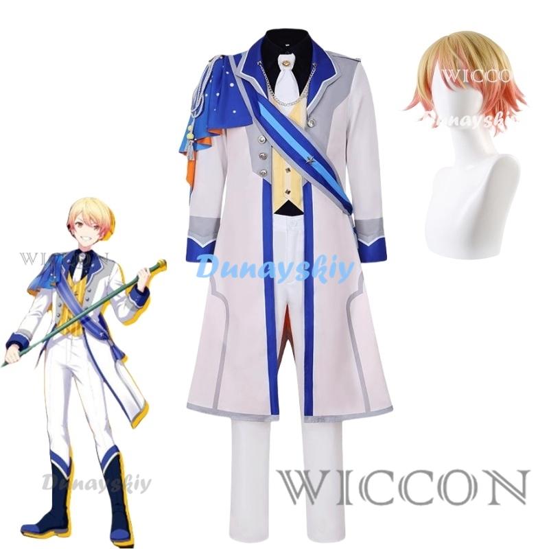 3. Kamishiro Rui Cosplay Anime Color Stage Project Stage TENMA TSUKASA Cosplay Uniform Perücke Halloween Party Neues Outfit für Herren