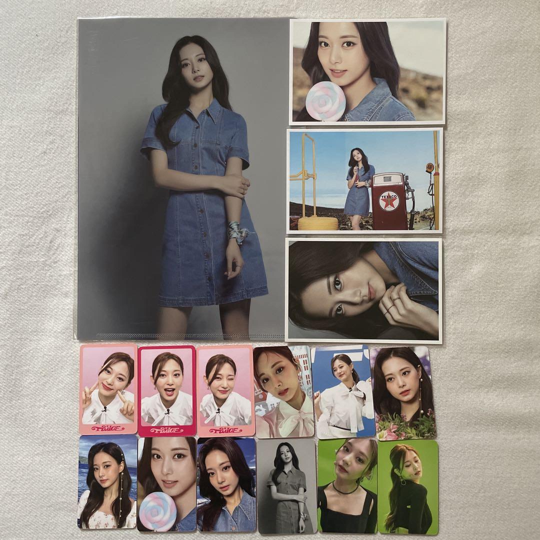 

[USED] TWICE Tzuyu dfesta clear file postcard dicon trading card