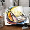 Baseball Theme Printed Blanket - Perfect for Couch, Bed, Travel & Outdoor Use | Machine Washable, Cozy & Durable.