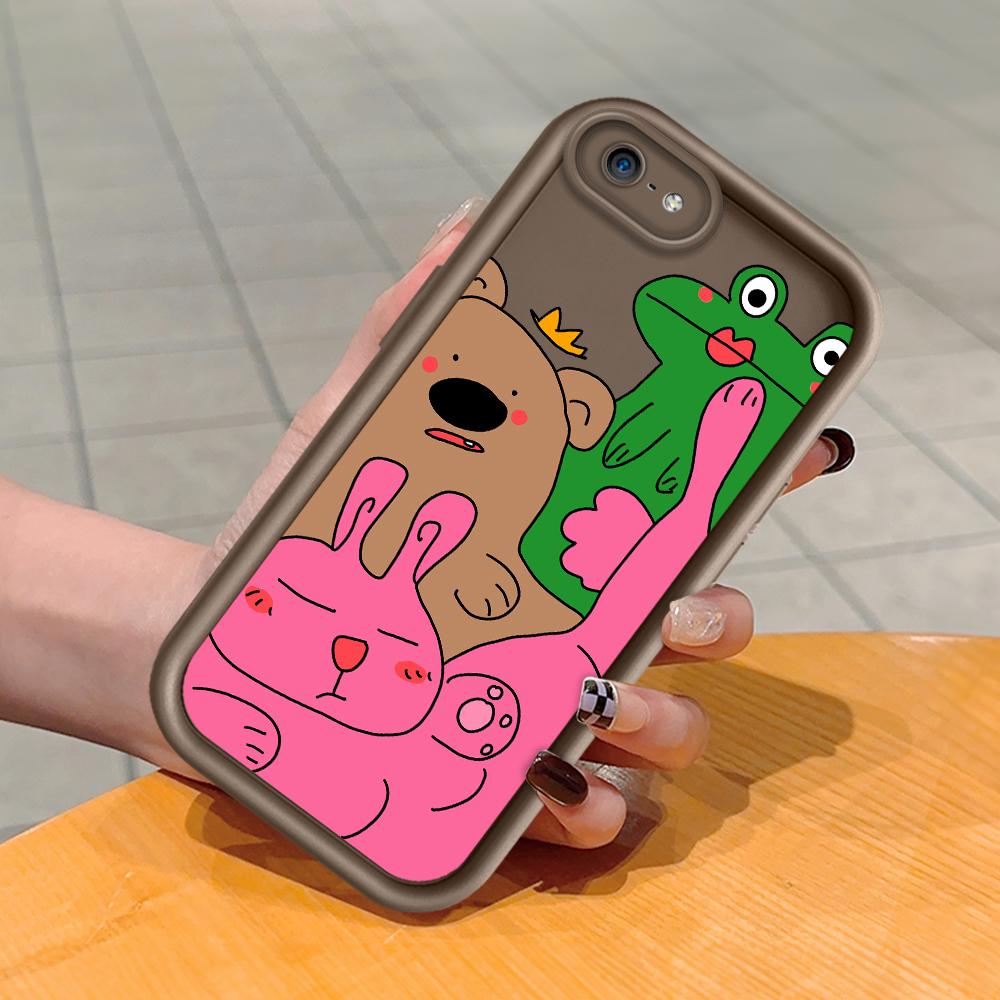 Soft Silicone Square Ladder Printing Pattern Phone Casing Full Cover Camera Shockproof Protection Rubber Case for iPhone Infinix Tecno OnePlus