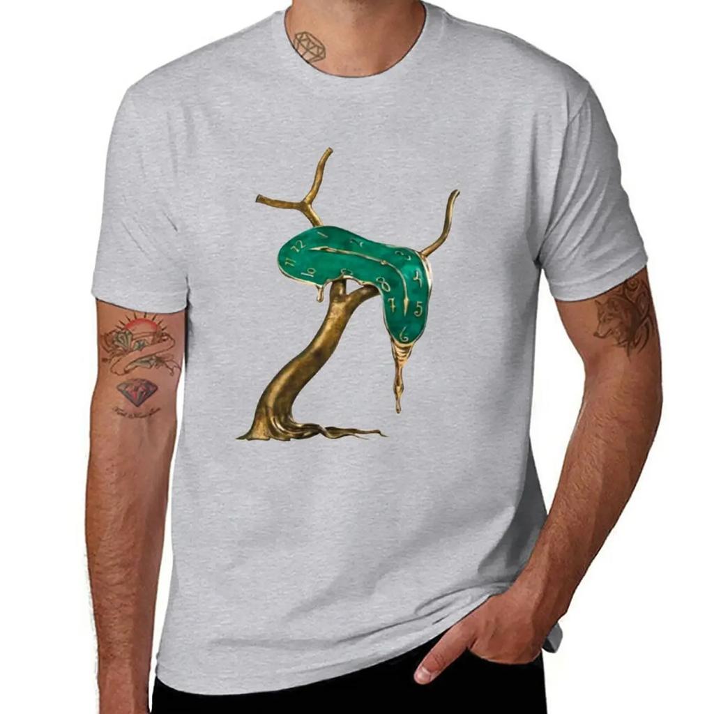 Dali T-Shirt Funnys Cute Clothes Mens Graphic T-shirts Hip Hop