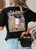 Unisexs Short Sleeved Cat Adventure Tshirt Double Sided Print Round Neck Short Sleeved Casual Summer Top