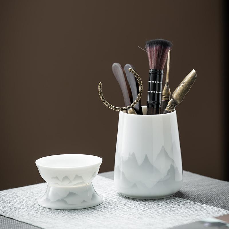 Talgjade Kung Fu teset tillbehör tehav tefördelare tefilter tefilter vit