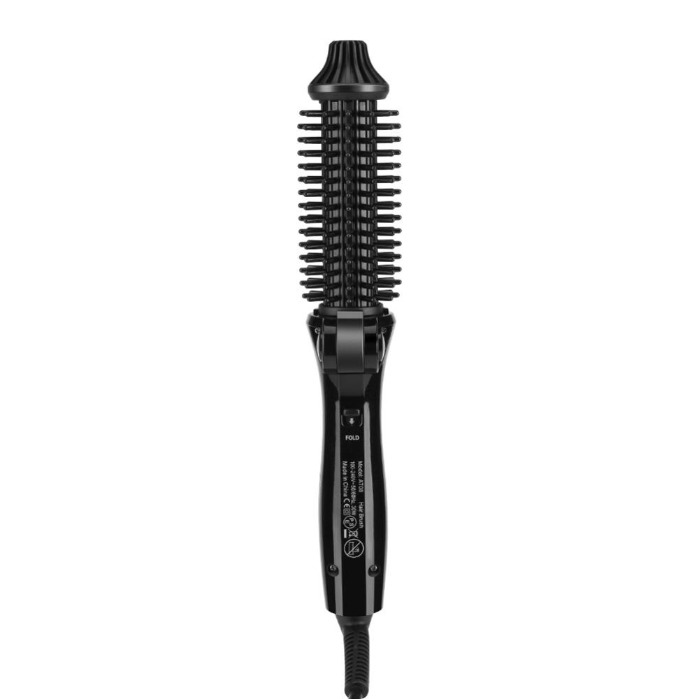 Foldable Design Hair Styling Tools US Plug Hot Air Brush Travel Hair Dryer Brush  For Women
