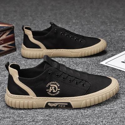Canvas Men's Shoes 2022 New Spring Casual Soft Soled Shoes with Lazy Trend