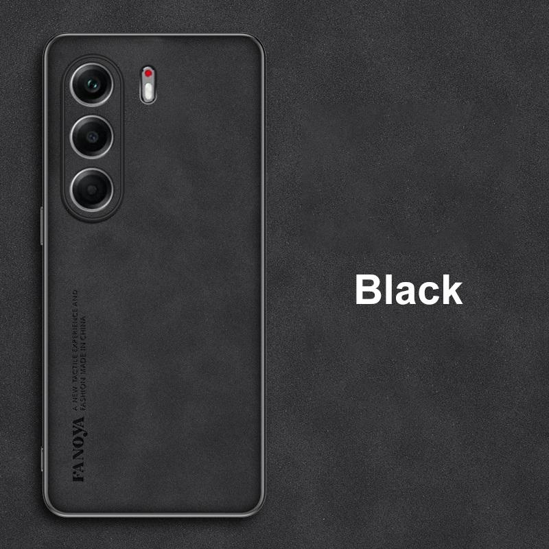 

Для Tecno Camon 40 Pro 4G Чехол Роскошный Чехол для телефона из ПУ кожи Для Tecno Camon40 Pro 4G Задняя крышка Матовый силикон Полная защита Camon 40 Pro 4G чёрный