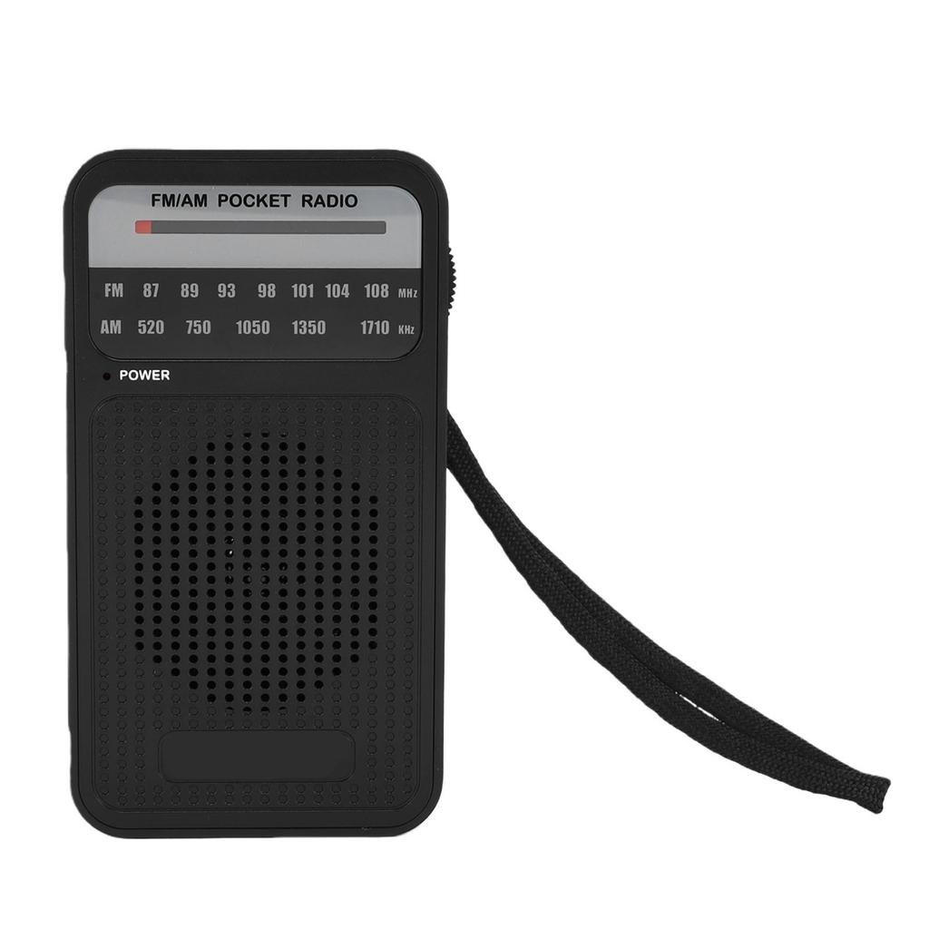 Portable AM FM Radio Anti Interference Transistor Radio with Loud Speaker 3.5mm Headphone Jack Battery Operated for