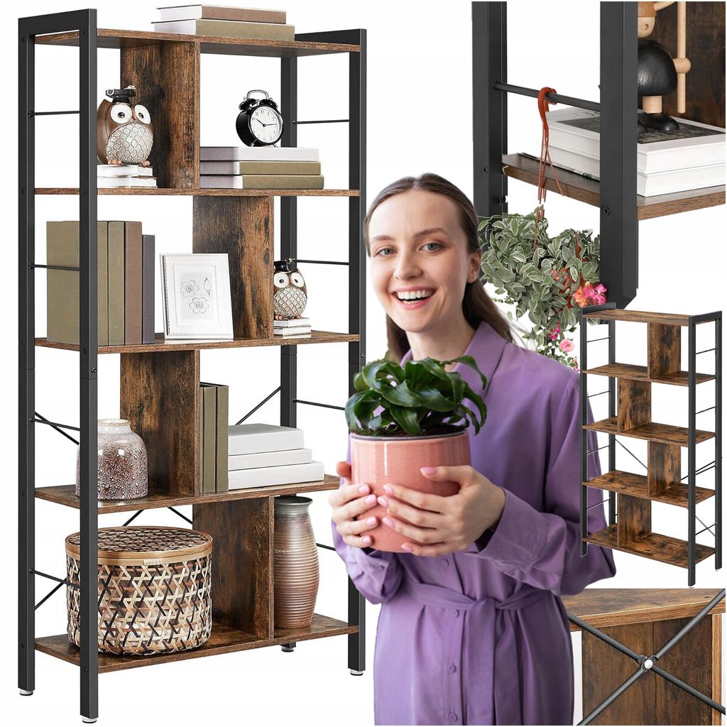 Open office shelf for binders with 5 shelves Industrial Bookcase
