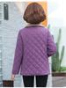 Women's Plush Winter Cotton Jacket with Warm Lambswool Imitation for Middle-aged & Elderly – Thickened Autumn/Winter Lapel Coat