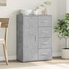 VidaXL Buffet Concrete Grey 60x31x84 Cm Engineered Wood, Storage Cabinet, Entryway Furniture, Accent Furniture, Furniture of 840509