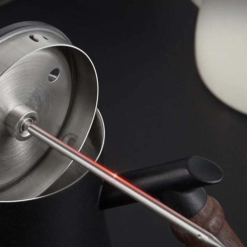 Stainless Steel Coffee Thermometer Temperature Probe Kitchen Measuring Tool for Coffee Pot Milk Frothing Jug Ideal for Ca