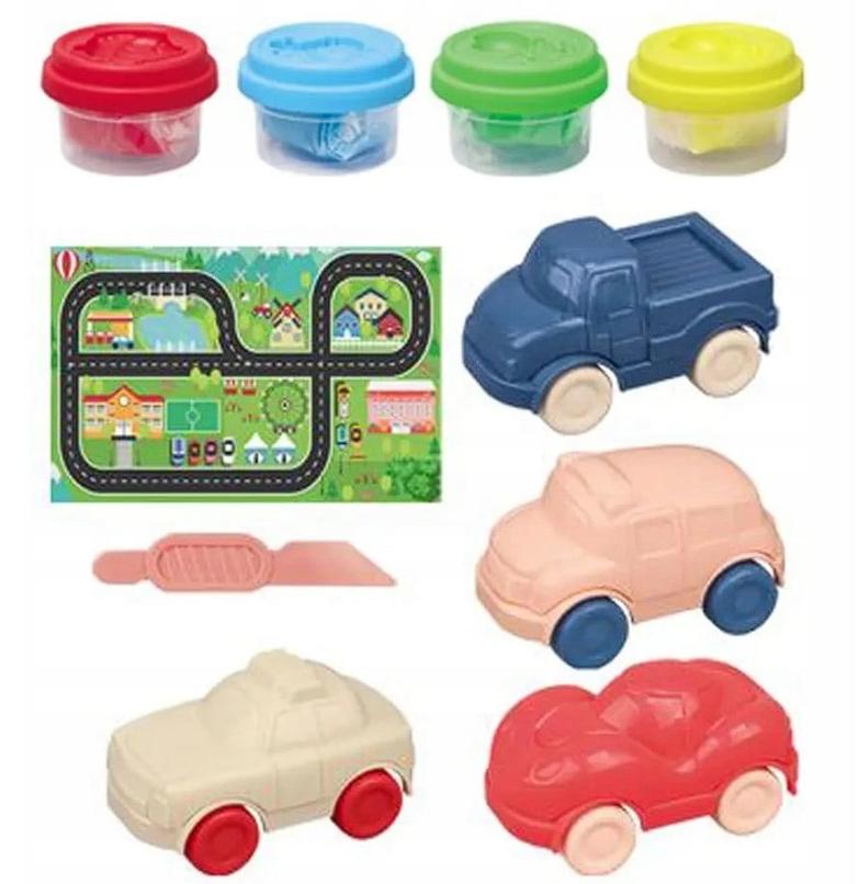 Plasticine Magic Dough Cars Set Creative Fun