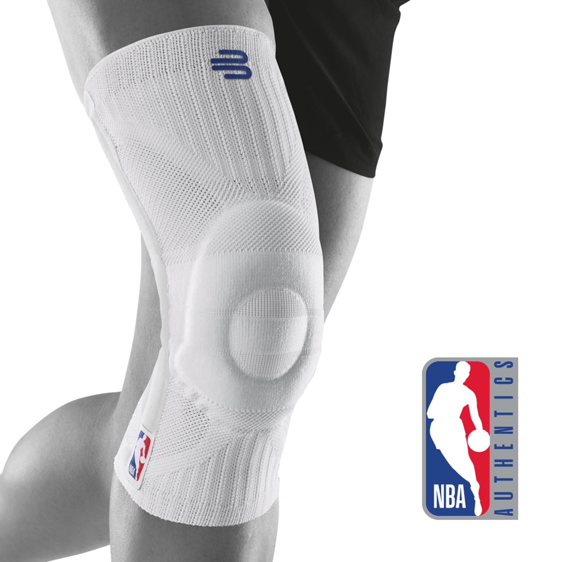 

BAUERFEIND SPORTS KNEE SUPPORT NBA Knee Support Knee Made in General Medical Stabilizes the Knee Joint with Silicone Pads and Compression Size (Sports