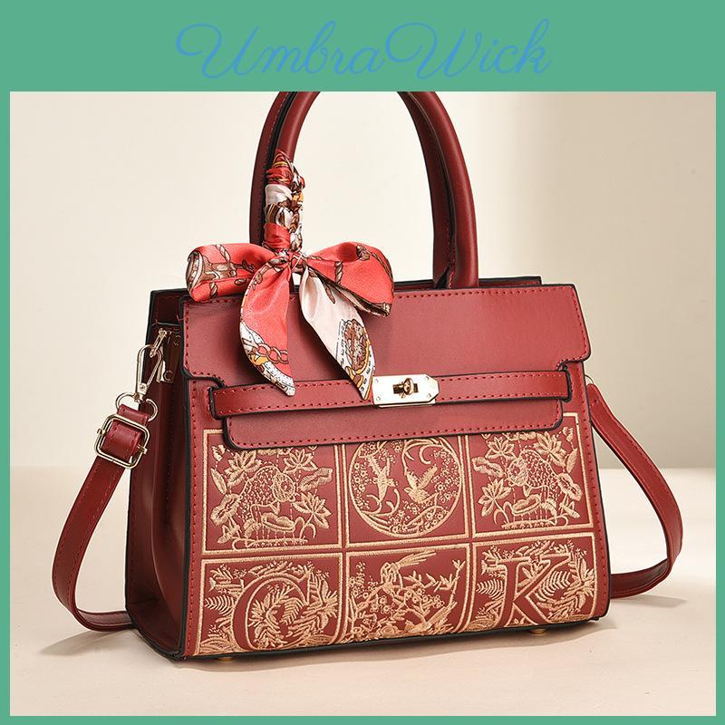 Fashionable Large Capacity Pu Handbag For Women In Stylish Color Block Design