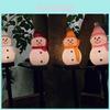 Solar-Weihnachtsmann-Erdspieß-Lampe Außen-Solar-Weihnachts-Feiertagslicht Garten-Atmosphäre Hof-Landschafts-Lampe Figuren)