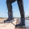 Thickened Snow Boots Antiskid Waterproof Casual Winter Cotton Shoes Plush Warm Men Short Boots Outdoor Work