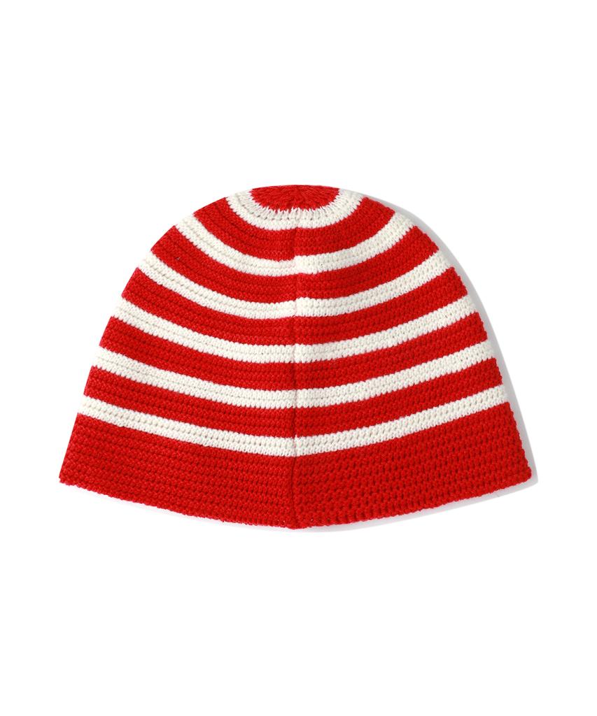 WKNDRS Striped Beanie (Red)