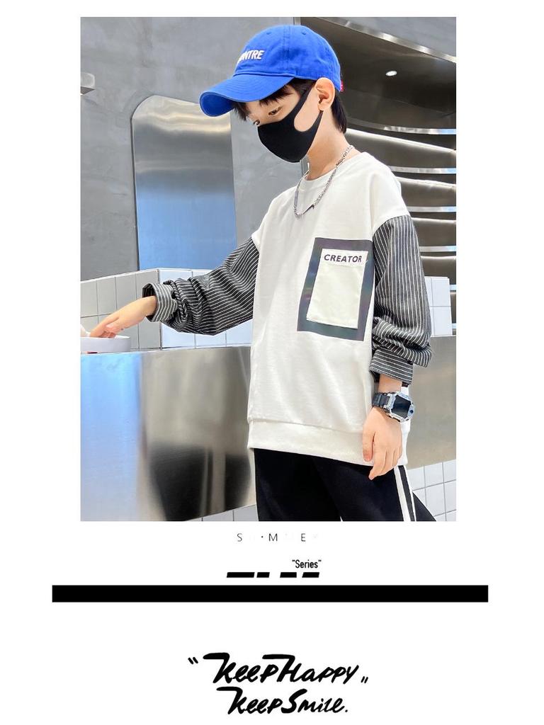 Boys' Autumn Sweatshirt 2025: New Fall Style for Middle and Big Kids