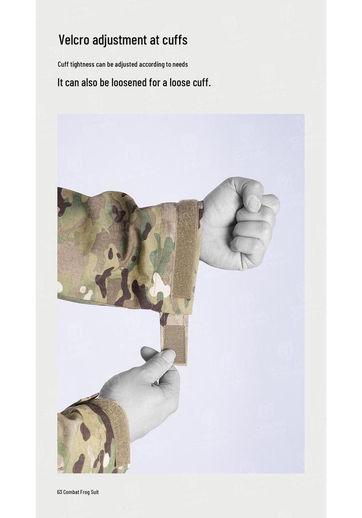 Tuta da combattimento tattica G3 Frog Suit Gen3: Uniforme Camouflage Speciali per Esterni per Fan Militari (Mimetico CP).