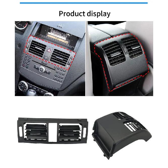 Car Front Rear AC Air Vent Grille Panel Cover Replacement Accessory For Mercedes Benz C Class W204 2008-2010 C180 C200 C220 C300