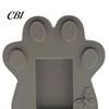 Commemorative Pet Keepsake Tombstone Dog Memorial Stone, with Built-in Photo Card Slot, 3D Butterfly And Ornament Paw Design, Ornament, for