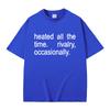 Heated Rivalry Heated All The Time Rivalry Occasionally Classic Quote Tshirt Men Women Fashion Oversized Short Sleeve T Shirts