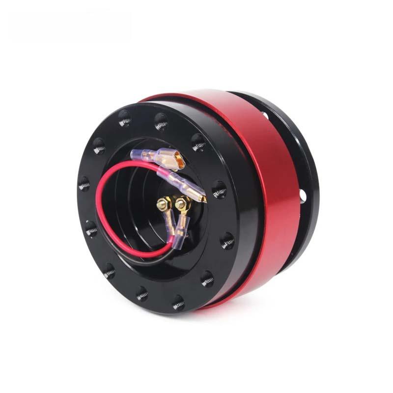 Aluminum Racing Steering Wheel Quick Release Adapter - Black