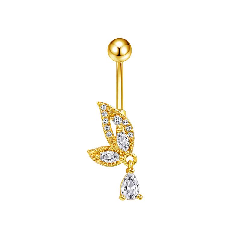 Gaibei Starfish Butterfly Trendy Navel Ring Jewelry