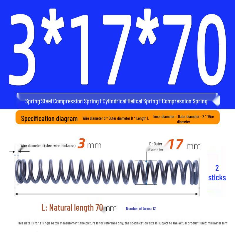 Compression Spring Y-Type Shock Absorbing Coil 3*16/17/18/19/20