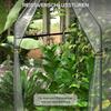 Greenhouse Cold Frame Hothouse, 90 cm x 90 cm x 145 cm, Transparent + Black