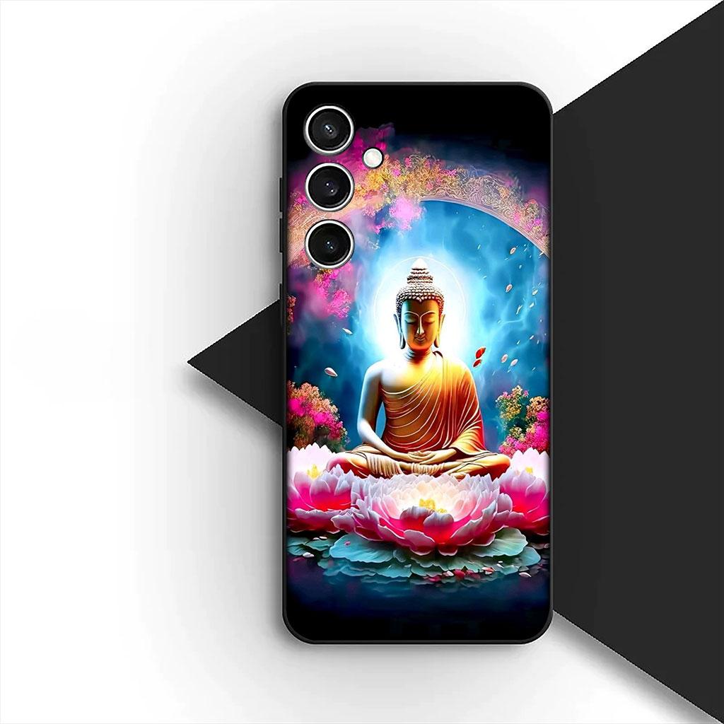 Lord Lotus Buddha New High-End Phone Cover for Samsung Galaxy S25 S24 S23 FE Ultra Plus S7 Edge S25+ S23+ A56 5G Soft Case