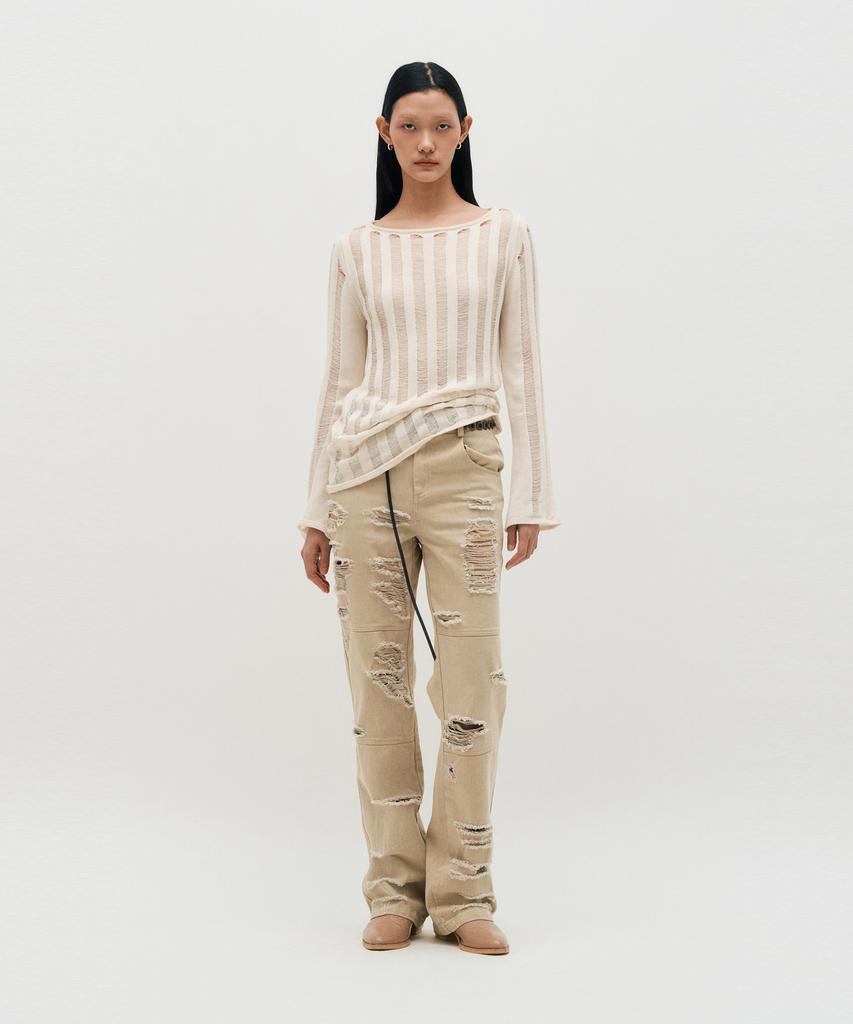 Kimjisu Loose Gauge Knit _ Ivory