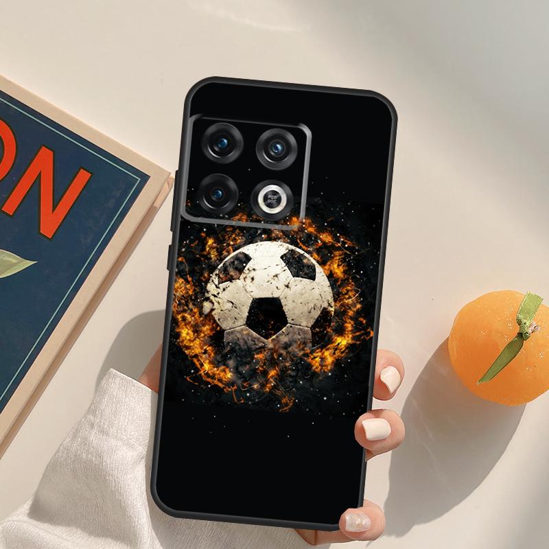 Football Soccer Ball Case For OnePlus 13T 10T 10R 12R 13R 15 13 12 11 10 9 Pro Nord CE 5 2 3 4 Lite N20 N30 Cover