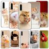Süße niedliche Haustier-Hamster-Handyhülle für Huawei P50 Pro P10 P20 P30 P40 Lite Hülle Mate 40 30 20 10 Lite Capa Schale