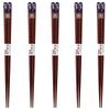 Happy Set of Made In PID5033 J-kitchens Chopsticks, 5, Material Wood, Chopsticks, Japan,