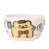 Bear bug ceramic bowl personal special new couple rice bowl household high temperature resistant bowl cute small soup bowl tableware